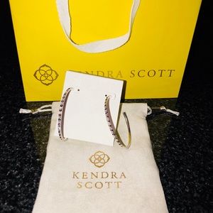 Kendra Scott Val Silver Hoop Earrings! 💕💙💕💙
